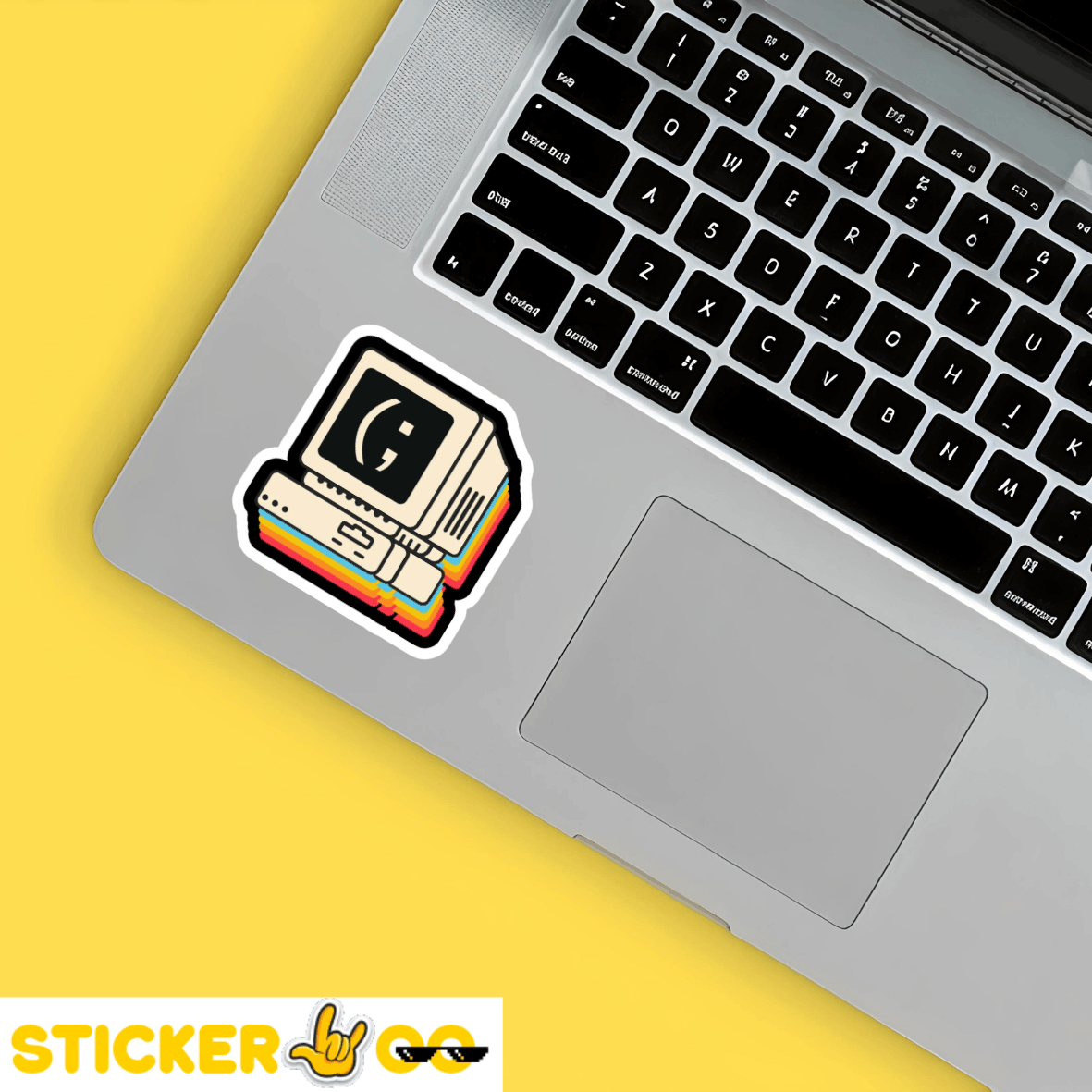 Retro Computer Sticker