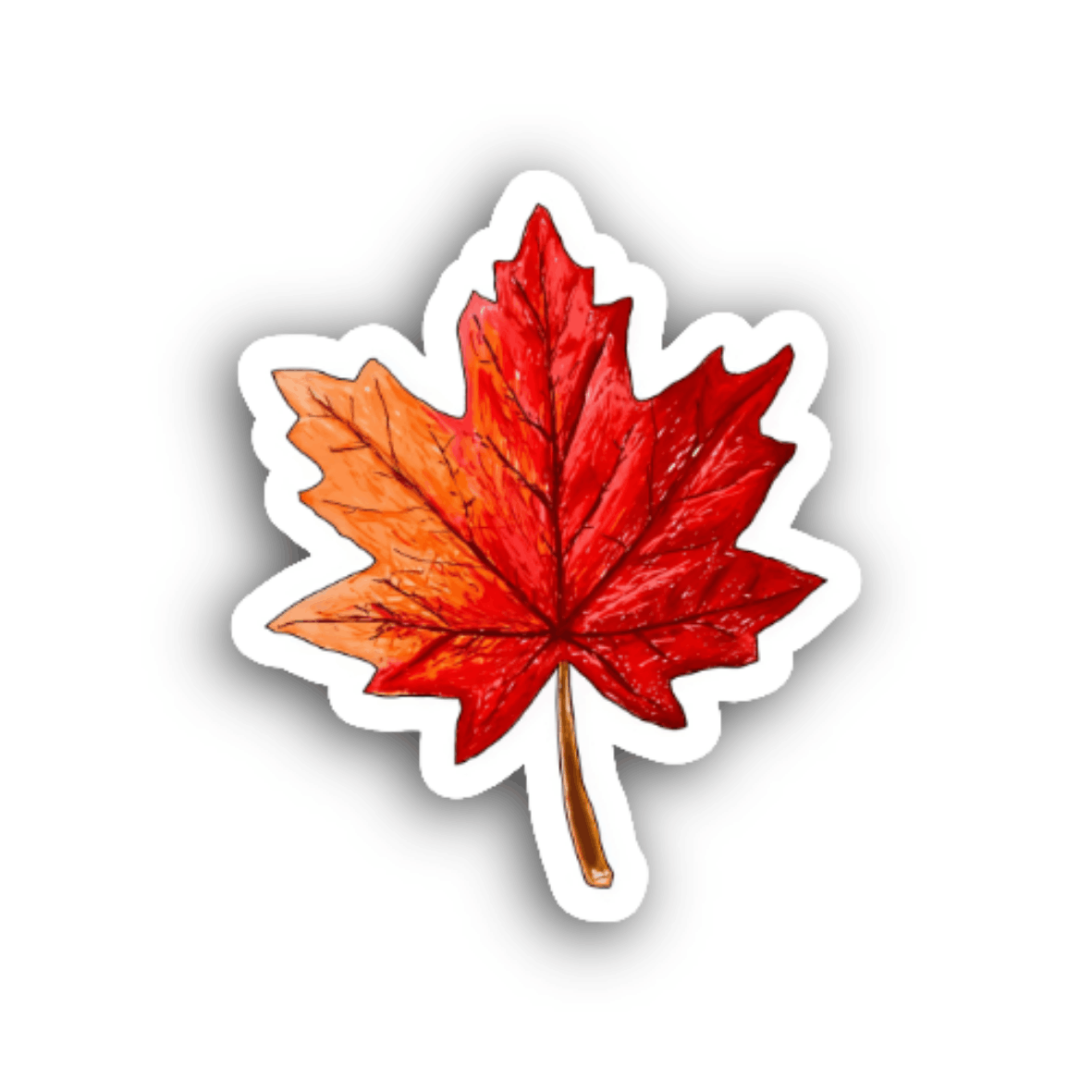 Maple Leaf Sticker