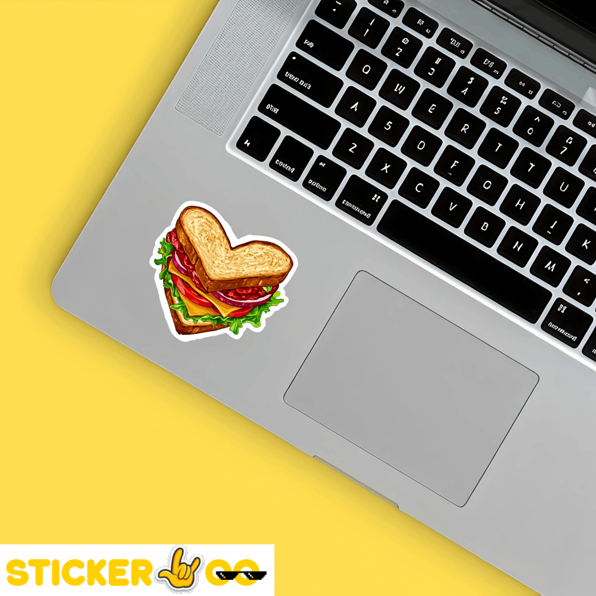 Heart Sandwich Sticker