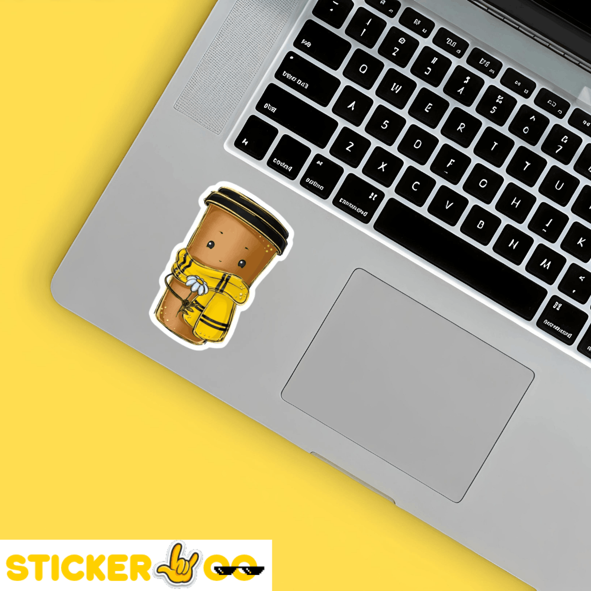 Cute Paper Cup Sticker