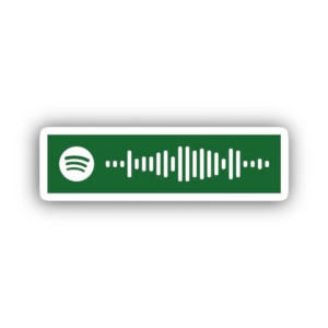 Spotify Code Sticker