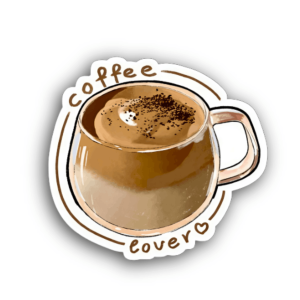 Coffee Cover Sticker