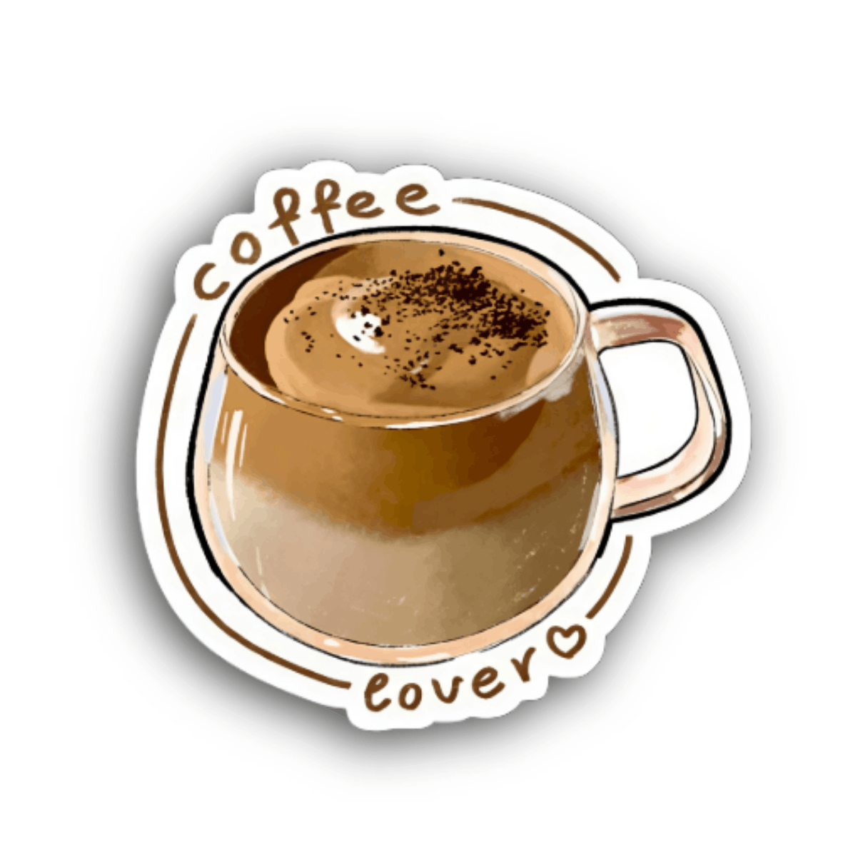 Coffee Cover Sticker