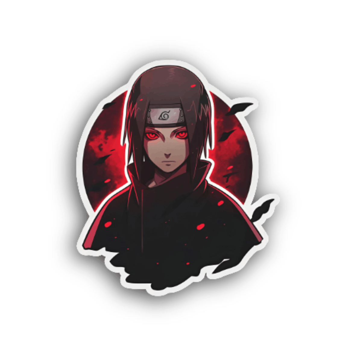 Itachi Uchiha Red Eyes Sticker