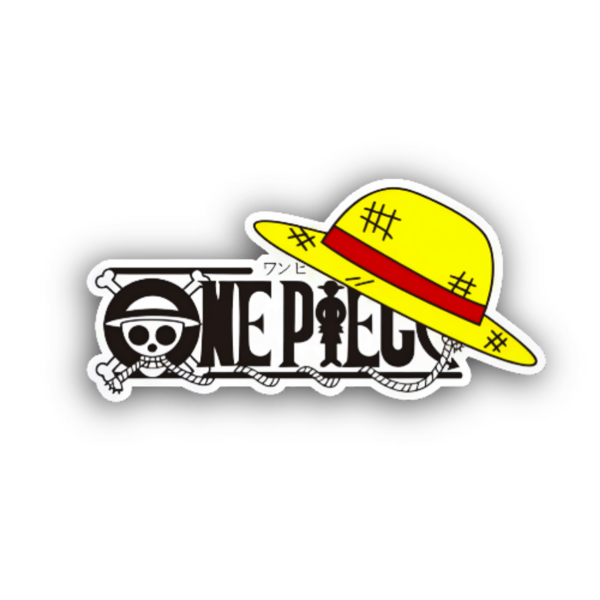 One Piece With Hat Sticker