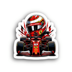 Ferrari Racing Car Sticker