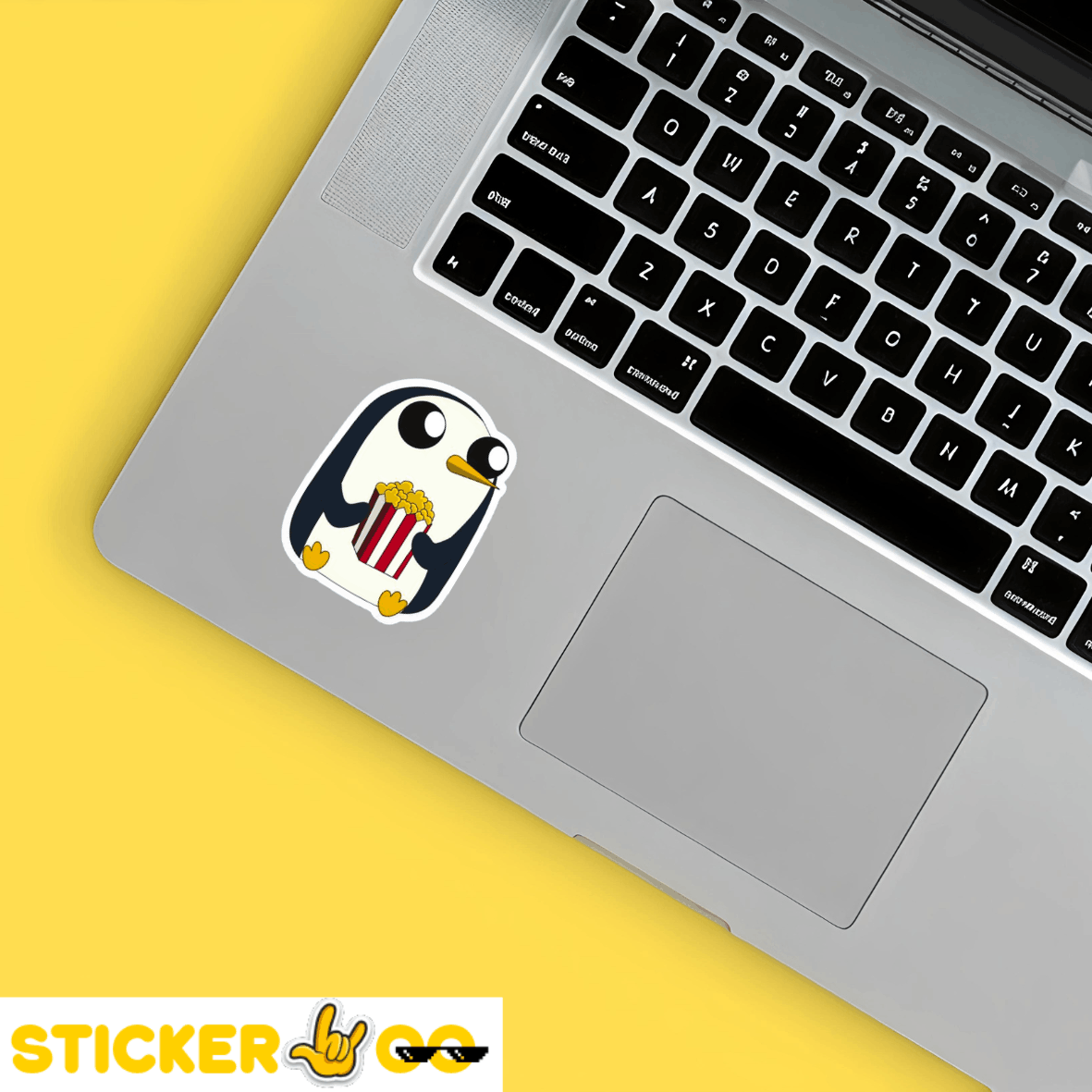 Gunter Loves Popcorn Sticker