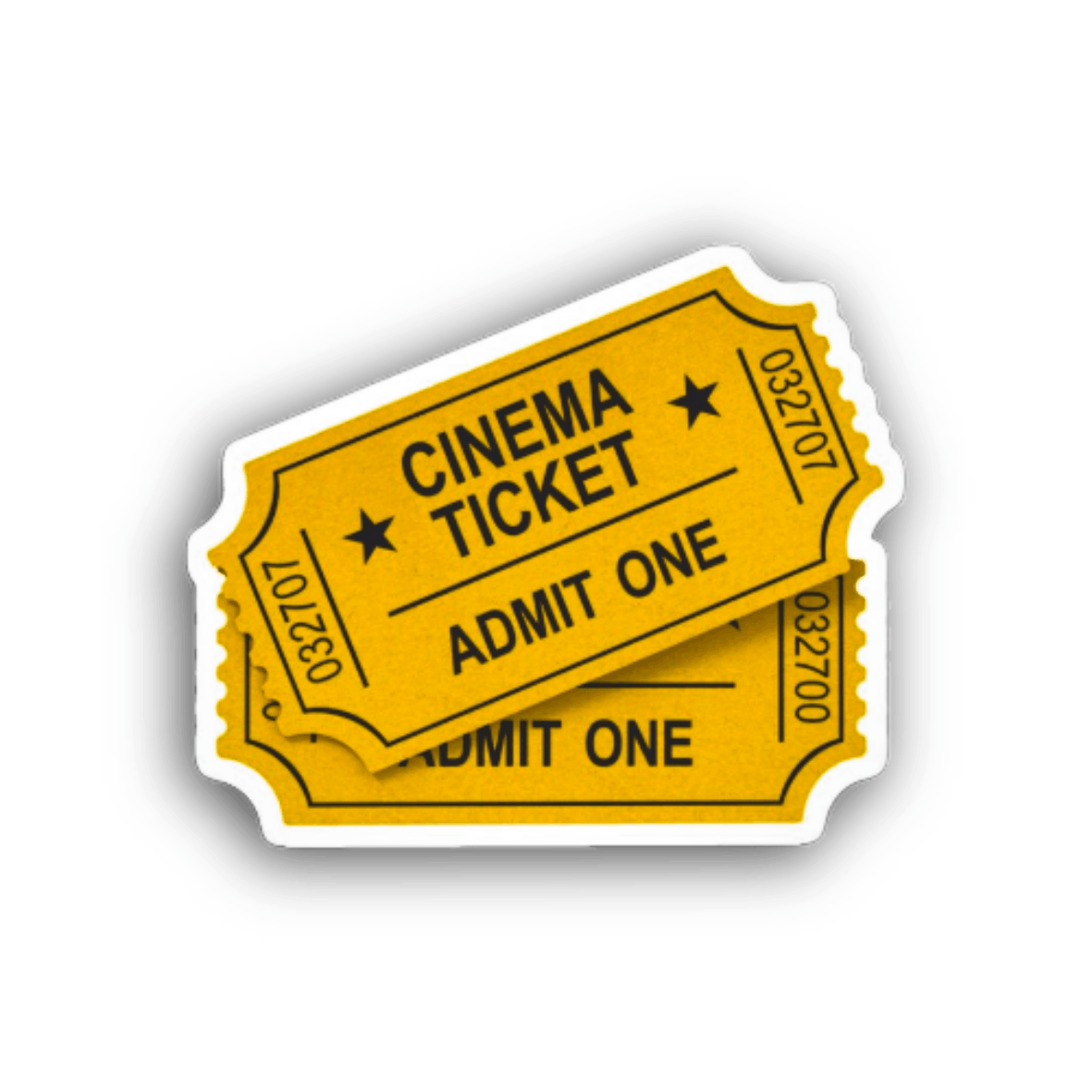 Cinema Ticket Sticker