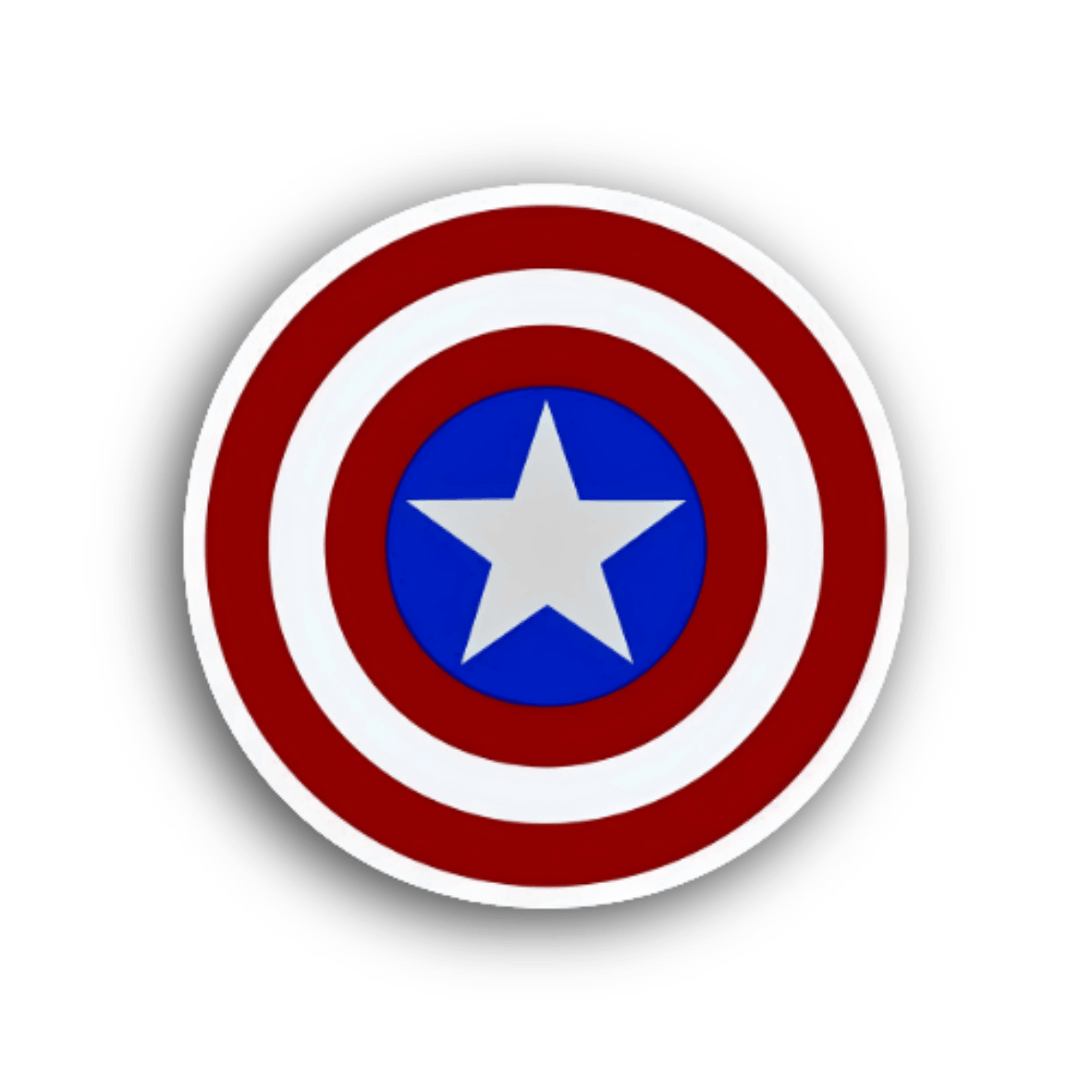 Captain America Shield Sticker