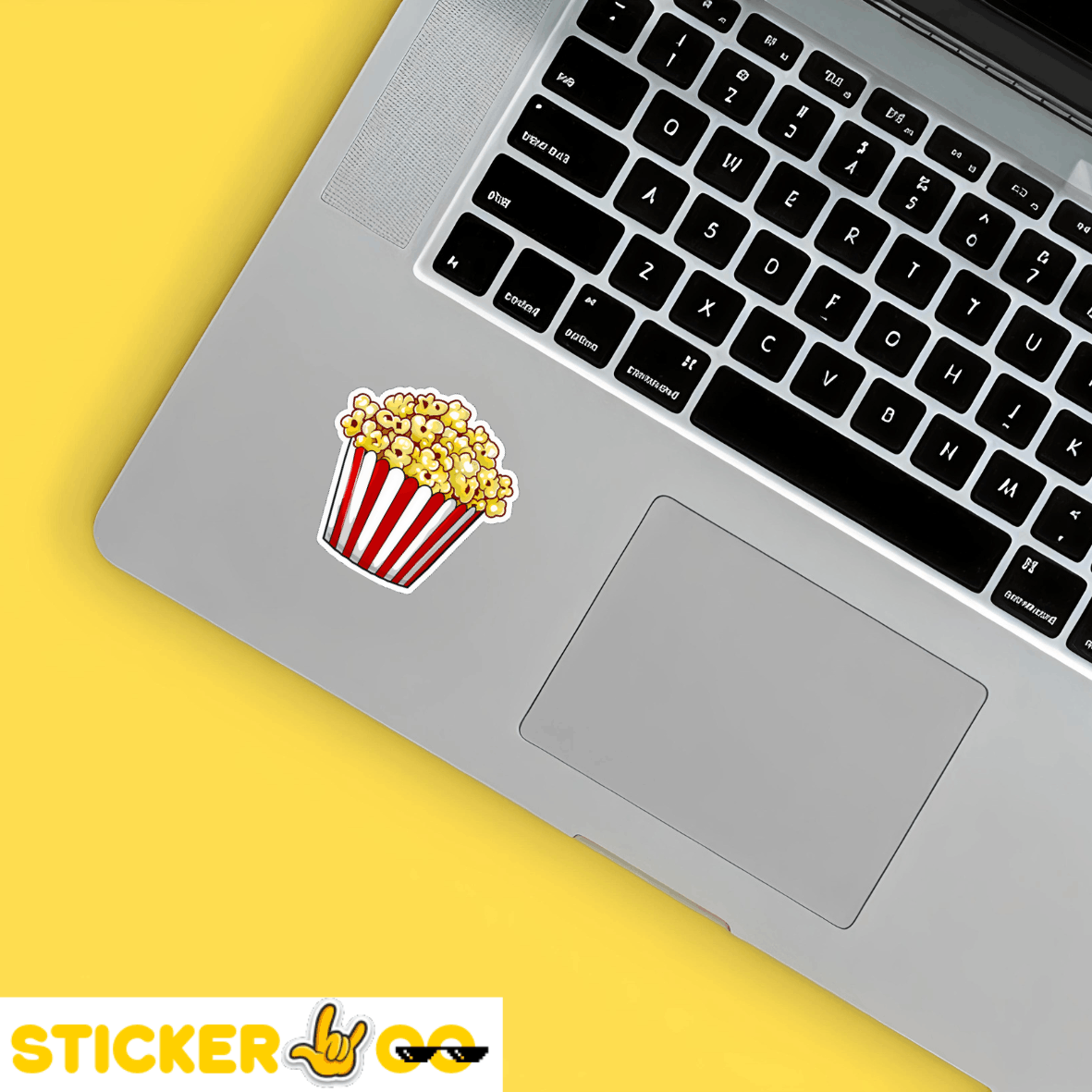 Movie Night Popcorn Sticker