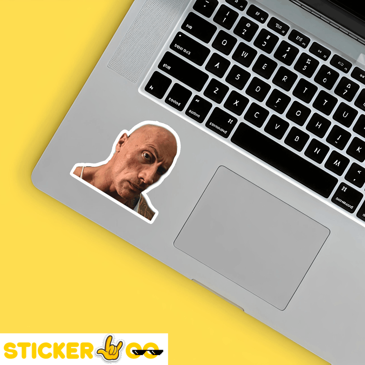 The Rock Eyebrow Raise Sticker