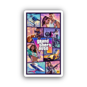 Grand Theft Auto VI Poster Sticker