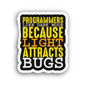 Dark Mode Sticker