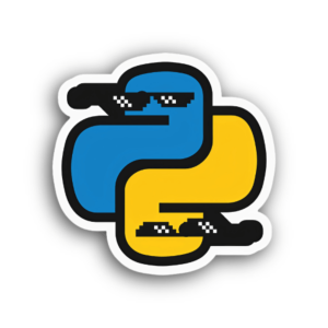 Cool Python Sticker