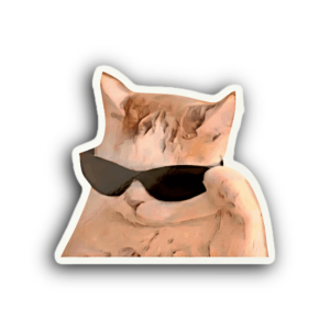 Cool Kitty Sticker