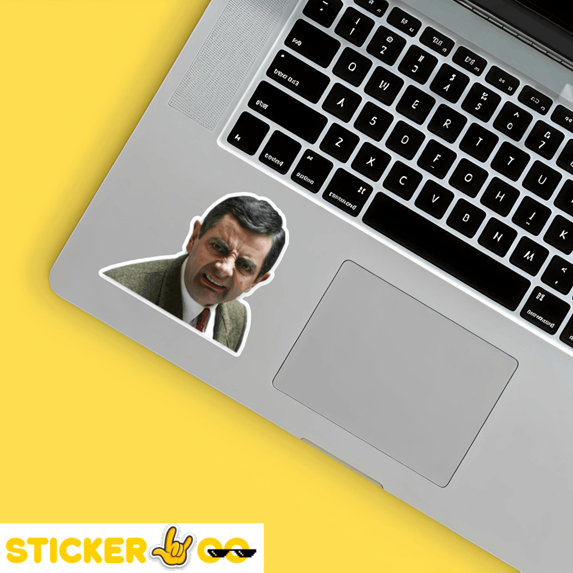 Angry Bean Sticker